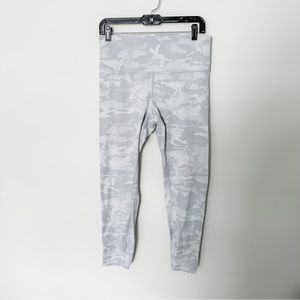 Lululemon Seamless White Camo Leggings